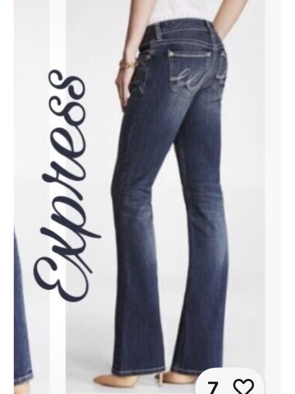 Express Women's Stella Bootcut Jeans, Size 10L - Picture 2 of 6